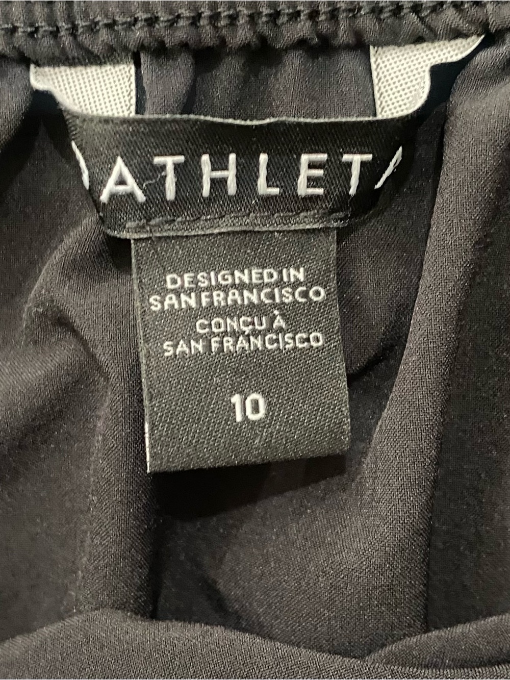 Athleta Arrival Skirt Size 10 Black - Picture 6 of 7